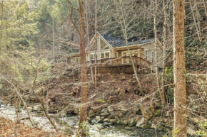 Idyllic Creekside Bryson City Gem with Hot Tub!, Bryson City